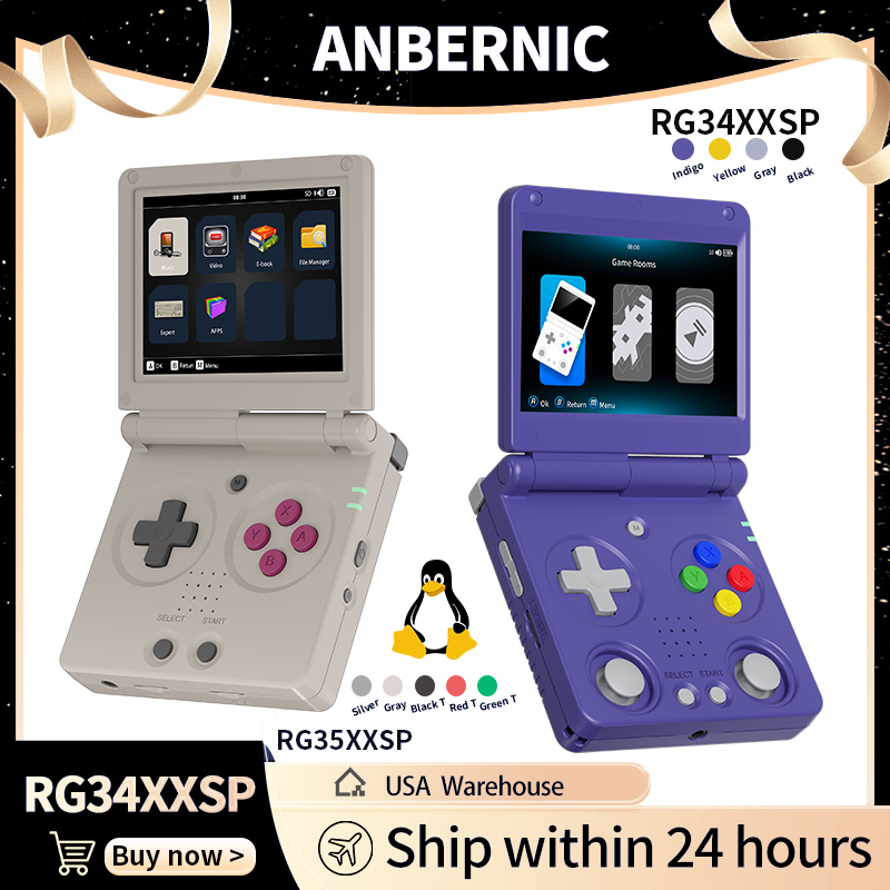 Gaming Console For Sale - Anbernic RG34XXSP RG35XXSP Console de jeu