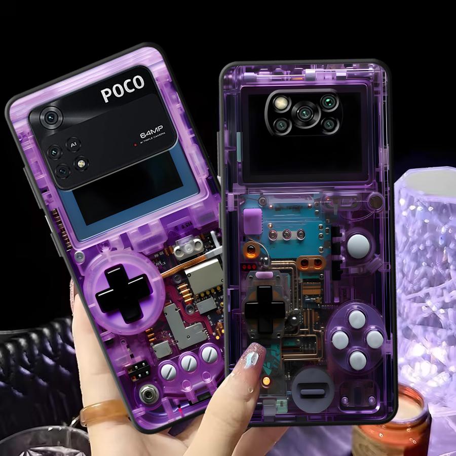 Gaming Console X7 - Coque de téléphone souple noire pour