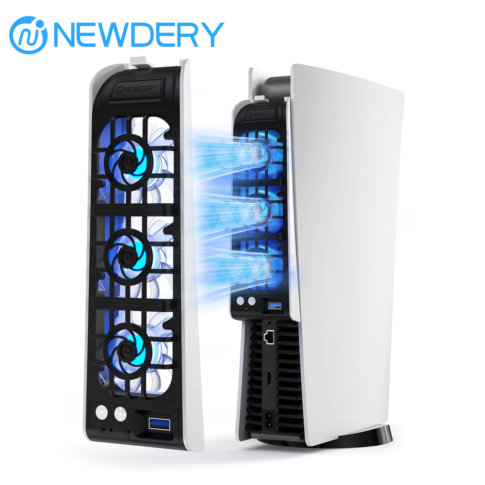 Gaming Console Car - Ventilateur de refroidissement NEWDERY pour PS5,