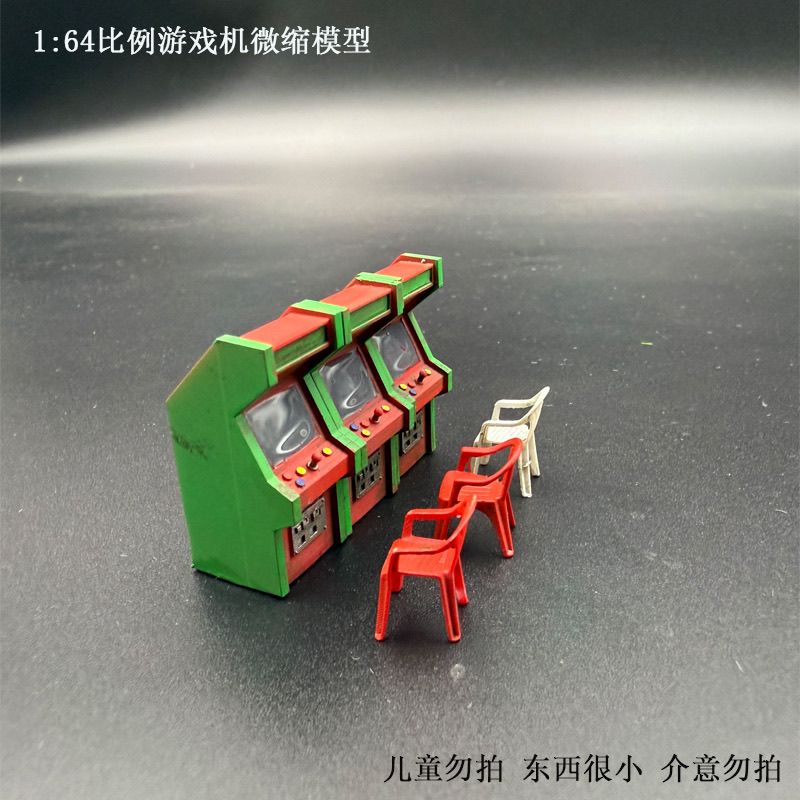 Gaming Console Car - Console de jeu Miniature échelle 1:64,