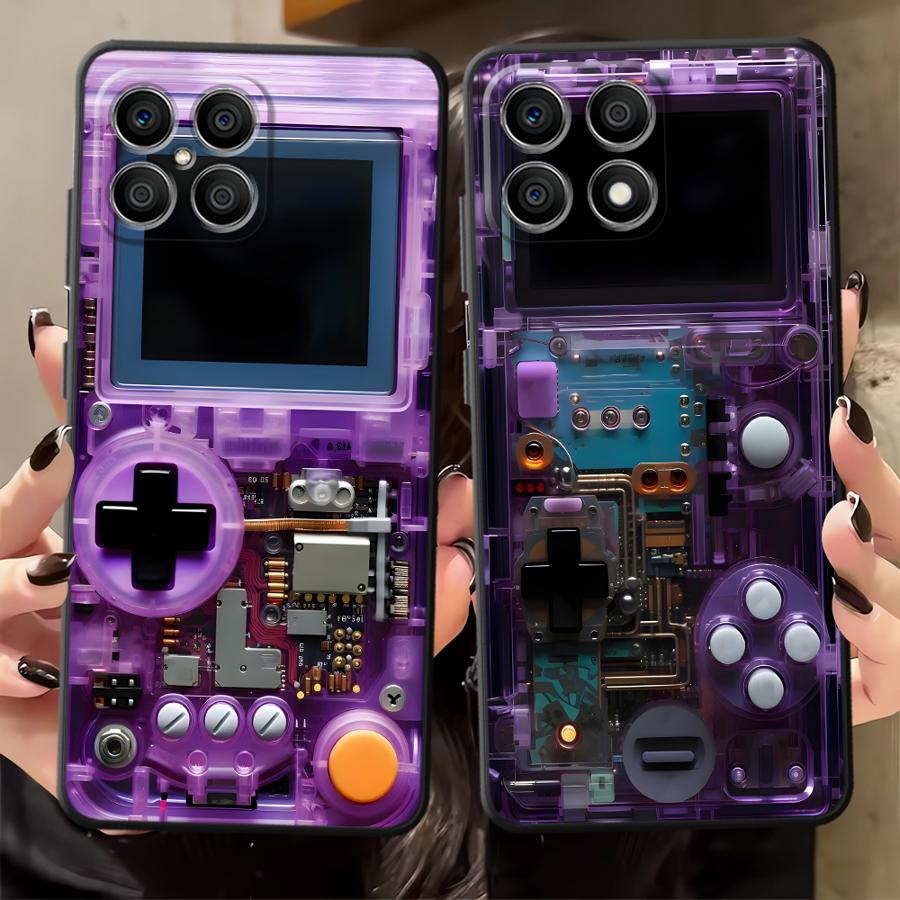 Gaming Console X7 - Étui de console de jeu violet