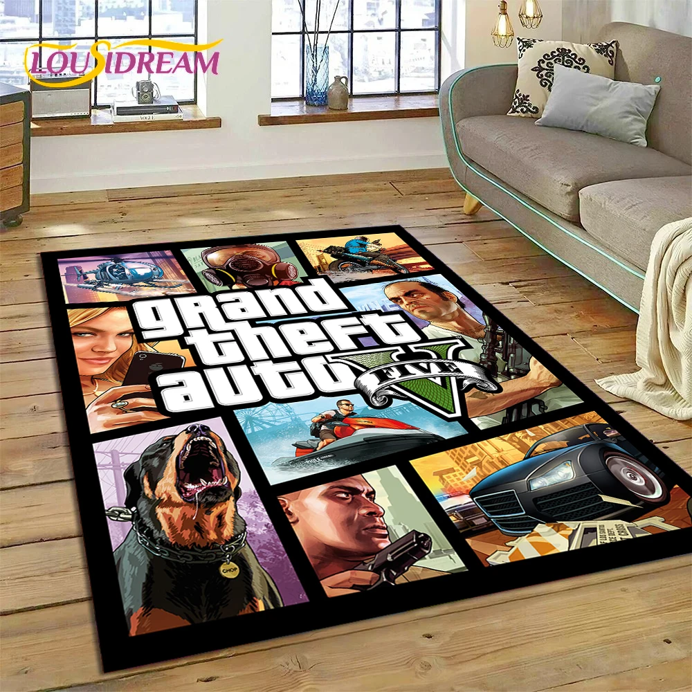 Tapis de jeu 3D GTA Grand Thef - Gaming Console Gta avis et prix