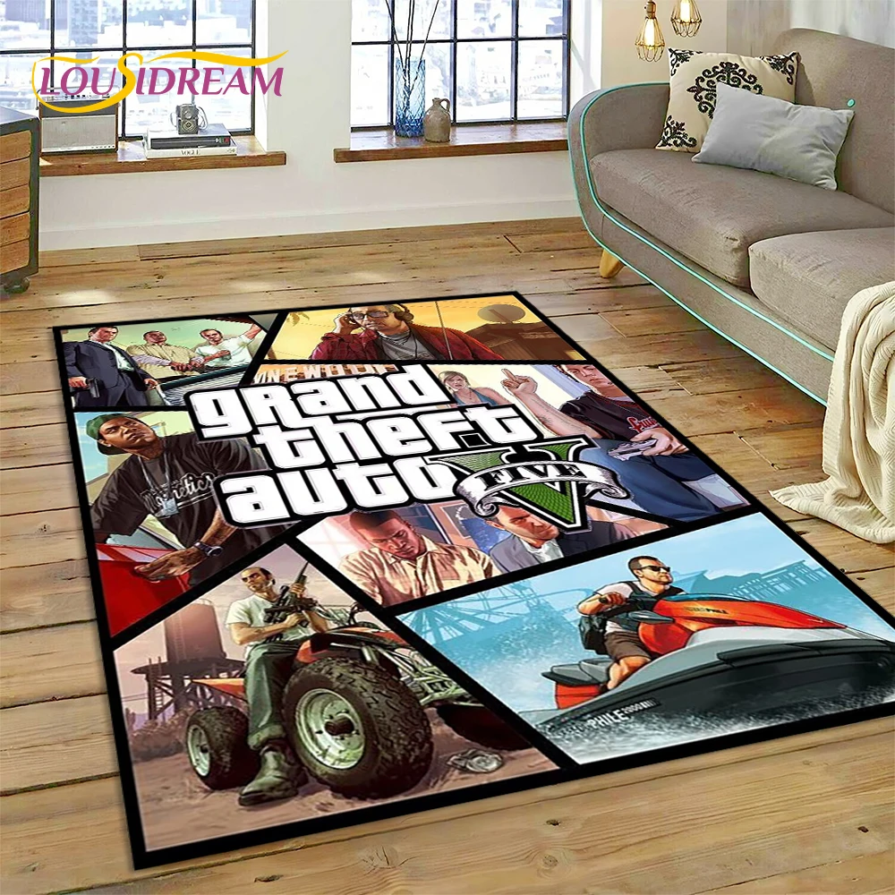 Tapis de jeu 3D GTA Grand Thef - Gaming Console Gta avis et prix
