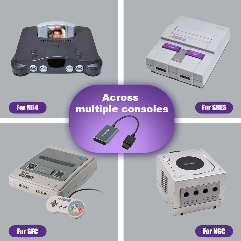 Bitfunx – adaptateur vidéo 720 - Gaming Console Vintage avis et prix