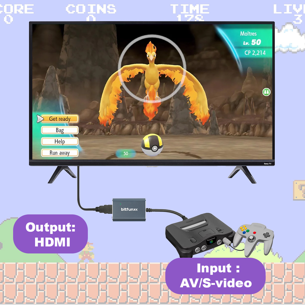 Bitfunx – adaptateur vidéo 720 - Gaming Console Vintage avis et prix