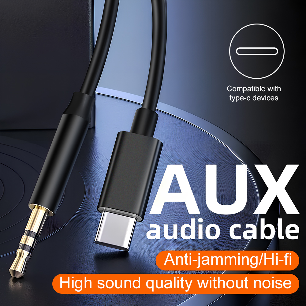 Câble audio AUX Type-C vers 3, - Gaming Console Car avis et prix