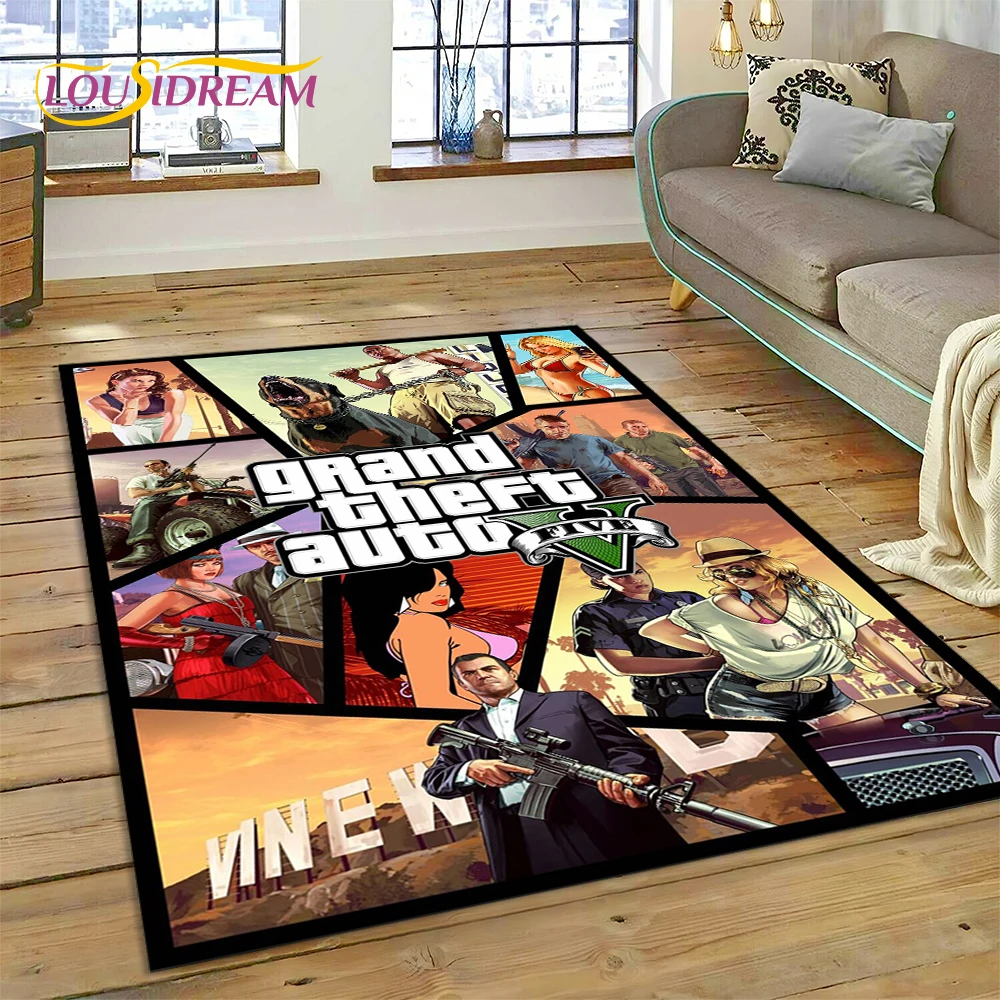 Tapis de jeu 3D GTA Grand Thef - Gaming Console Gta avis et prix