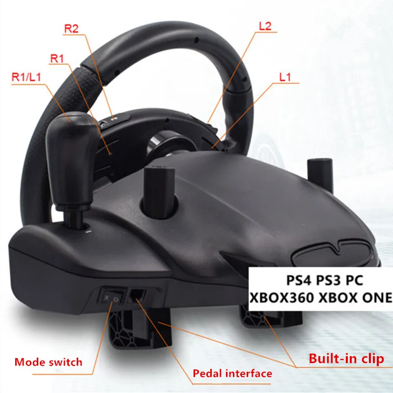 Volant de jeu de course PS4 3  - Gaming Console Car avis et prix